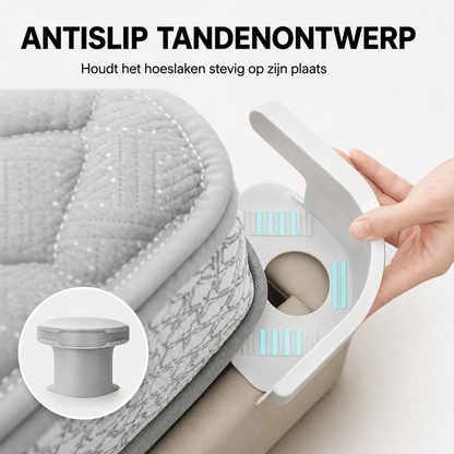 SheetGrip™ | Lakenklem 4 Stuks