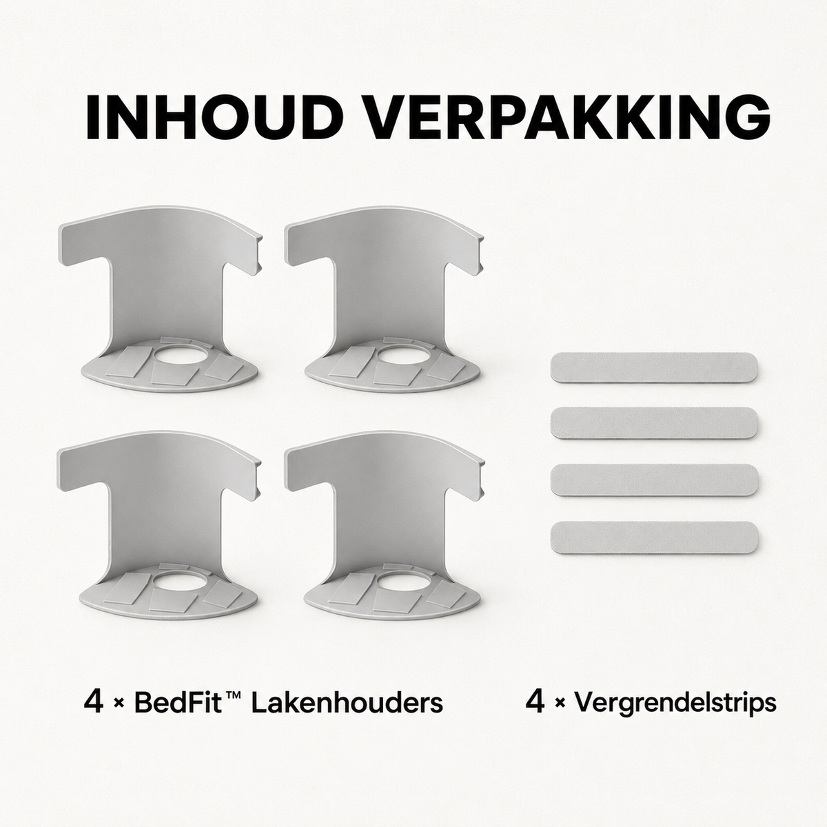 SheetGrip™ | Lakenklem 4 Stuks