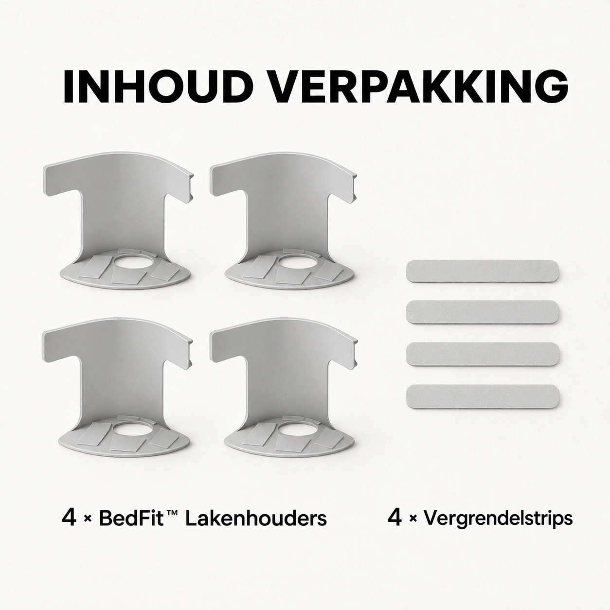 SheetGrip™ | Lakenklem 4 Stuks