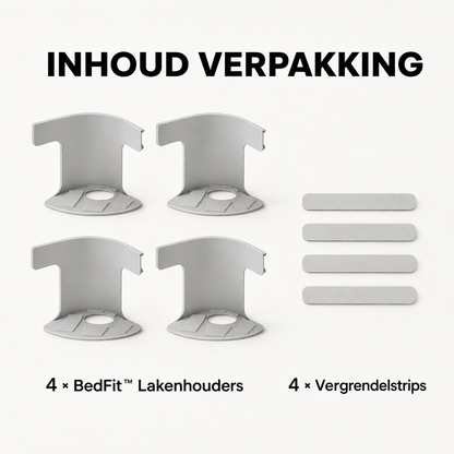 SheetGrip™ | Lakenklem 4 Stuks