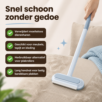 VachtSwipe™ Pro – Herbruikbare Huisdierhaar Verwijderaar