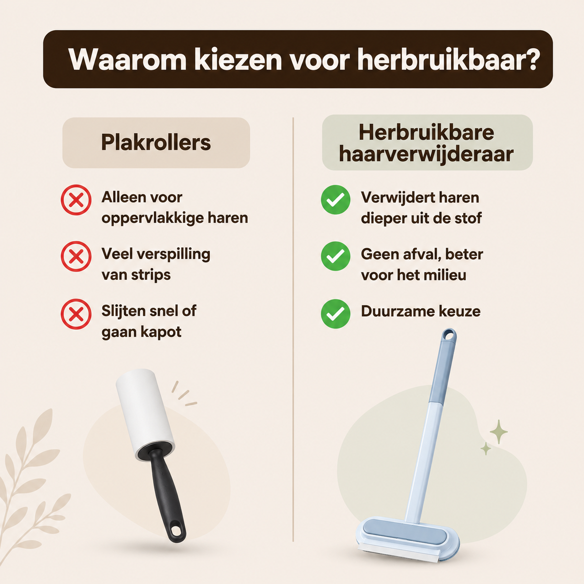 VachtSwipe™ Pro – Herbruikbare Huisdierhaar Verwijderaar